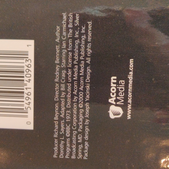 Lord Peter Wimsey Murder Must Advertise 4 VHS BBC Drama Mystery 1973 Series - Picture 3 of 11